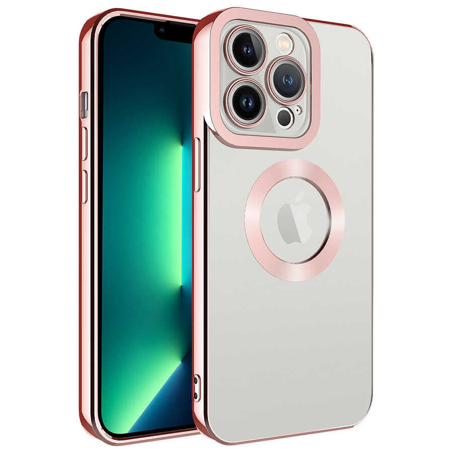 Apple iPhone 11 Pro Max Kılıf Kamera Korumalı Logo Gösteren Zore Omega Kapak
