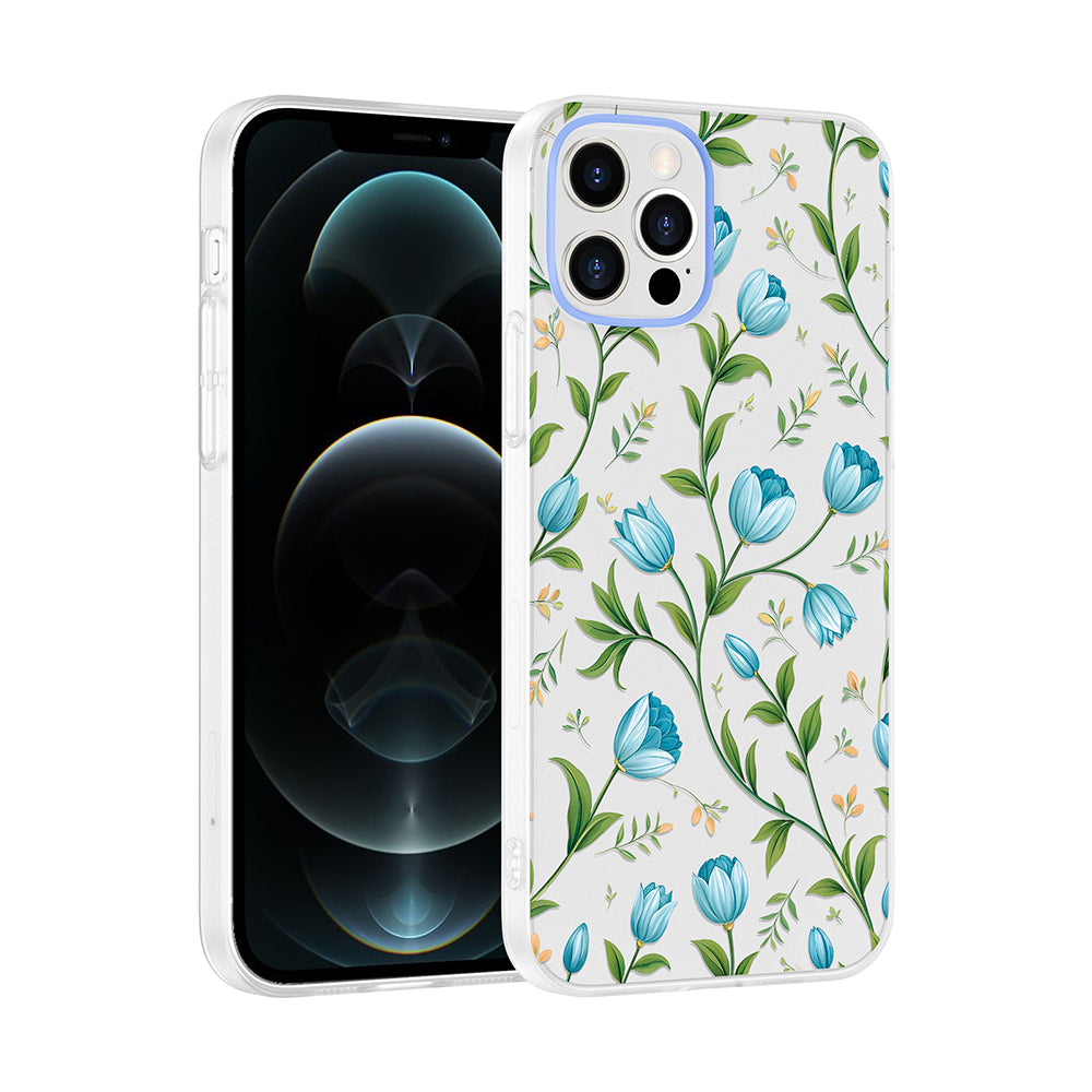 Apple iPhone 12 Kılıf Kamera Korumalı Desenli Zore Klip Kapak