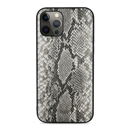 Apple iPhone 12 Pro Kılıf Kajsa Glamorous Serisi Snake Pattern Kapak