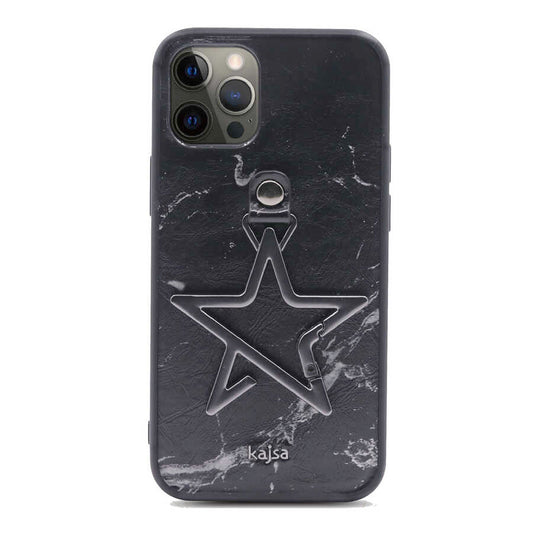 Apple iPhone 12 Pro Kılıf Kajsa Starry Serisi Marble Kapak