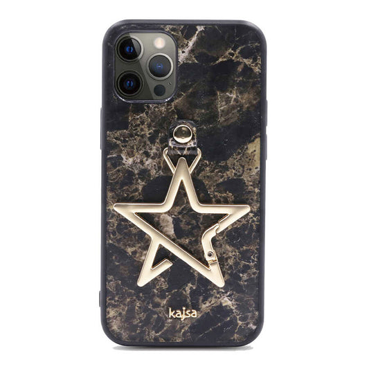 Apple iPhone 12 Pro Max Kılıf Kajsa Starry Serisi Marble Kapak