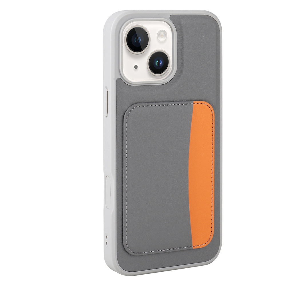 Apple iPhone 13 Kılıf Kartlıklı Zore X-Kart Silikon Kapak