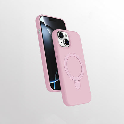 Apple iPhone 13 Kılıf M-safe Şarj Özellikli Standlı Zore Samara Kapak