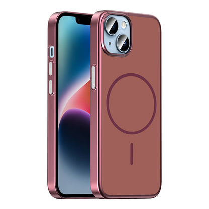 Apple iPhone 13 Kılıf M-Safe Şarj Özellikli Zore Lora PC Kapak