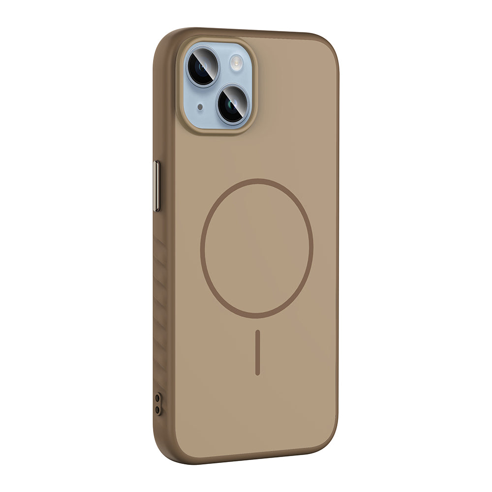 Apple iPhone 13 Kılıf M-safe Şarj Özellikli Zore Tea Kapak