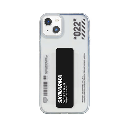 Apple iPhone 13 Kılıf Skinarma Şeffaf Desenli Kaze Kapak