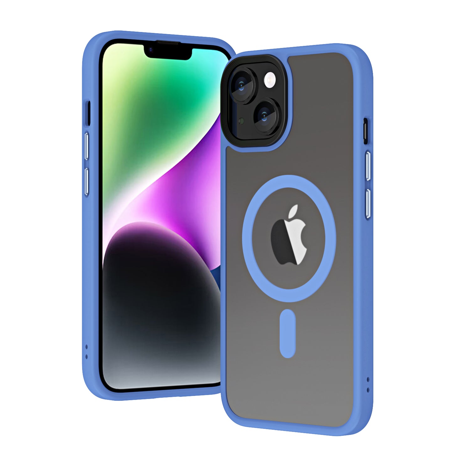 Apple iPhone 13 Kılıf Wireless Şarj Özellikli Zore Hibrit M-safe Kapak