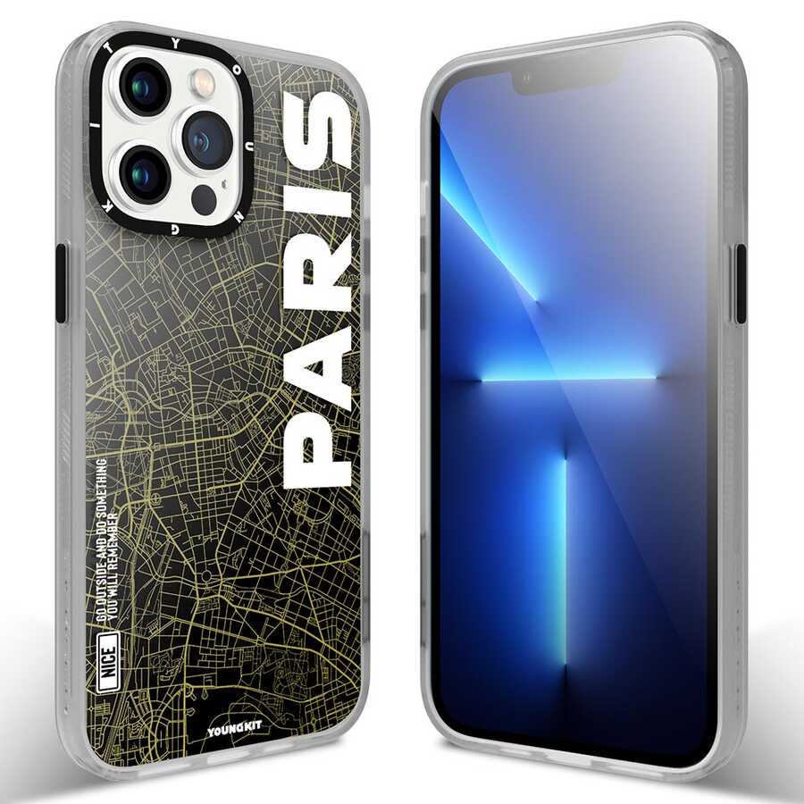 Apple iPhone 13 Pro Kılıf YoungKit World Trip Serisi Kapak