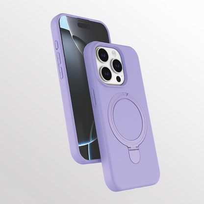 Apple iPhone 13 Pro Max Kılıf M-safe Şarj Özellikli Standlı Zore Samara Kapak