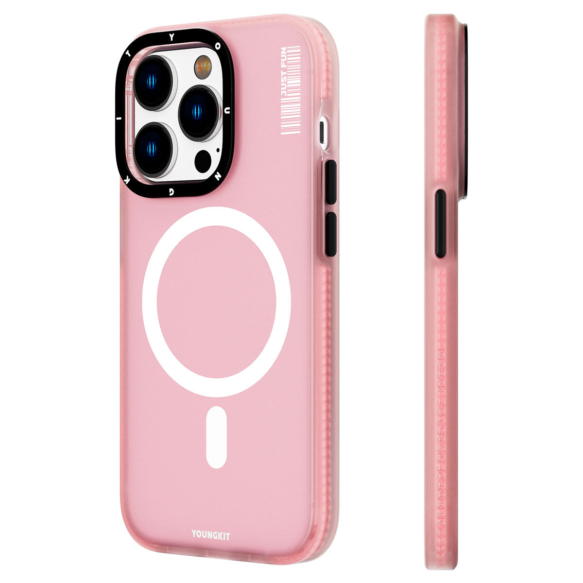 Apple iPhone 13 Pro Max Kılıf M-safe Şarj Özellikli Youngkit Colored Sand Serisi Kapak