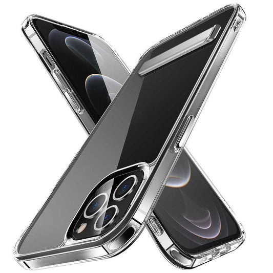 Apple iPhone 13 Pro Max Kılıf Standlı Şeffaf Silikon Zore L-Stand Kapak