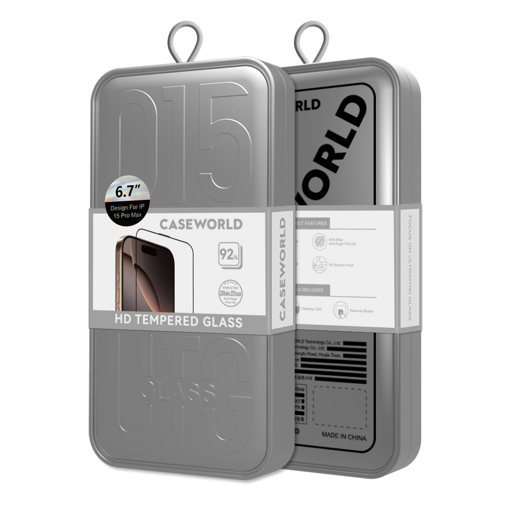 Apple iPhone 14 CaseWorld HD Serisi 0.33mm Temperli Cam Ekran Koruyucu