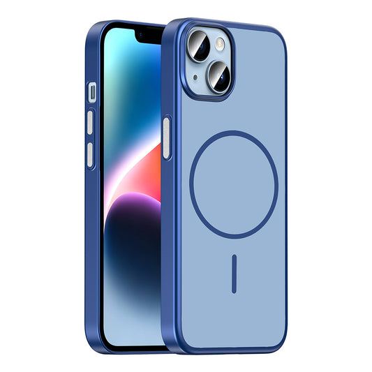 Apple iPhone 14 Kılıf M-Safe Şarj Özellikli Zore Lora PC Kapak