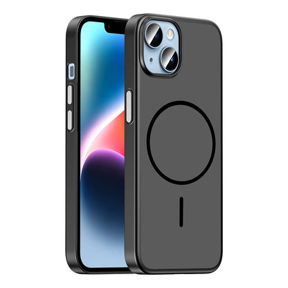 Apple iPhone 14 Kılıf M-Safe Şarj Özellikli Zore Lora PC Kapak