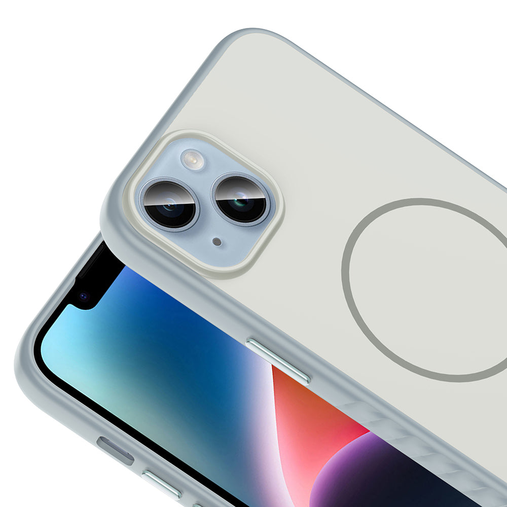 Apple iPhone 14 Kılıf M-safe Şarj Özellikli Zore Tea Kapak