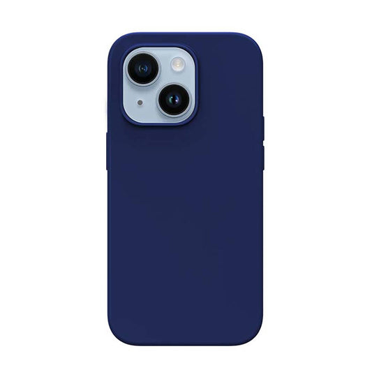 Apple iPhone 14 Kılıf M-safe Şarj Özellikli Liquid Silikon Recci Mousse Serisi Kapak