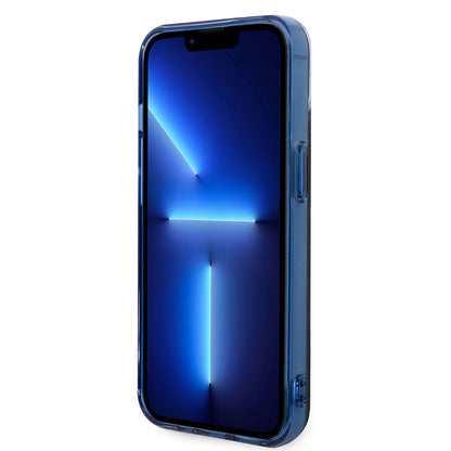 Apple iPhone 14 Kılıf Mercedes Benz Çift Katmanlı Yıldız Desenli Dizayn Kapak