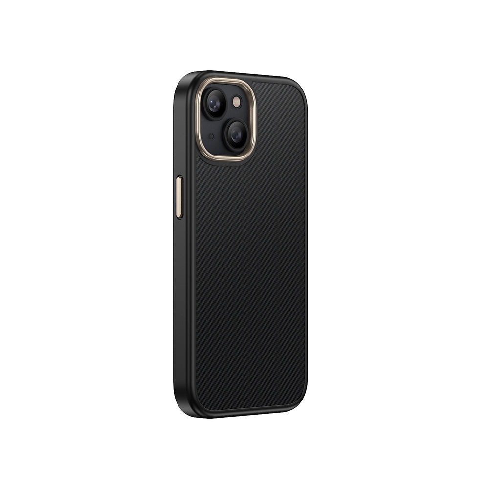 Apple iPhone 14 Plus Kılıf M-safe Şarj Özellikli Karbon Fiber Görünümlü Zore Antina Kapak
