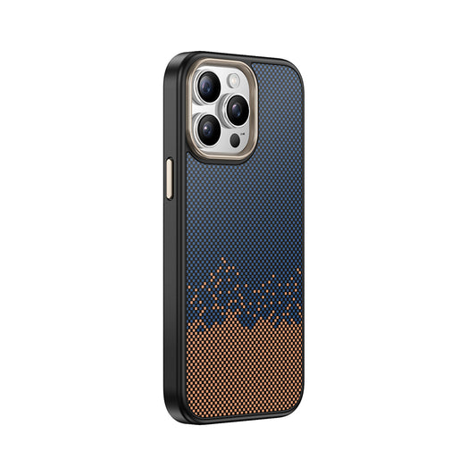 Apple iPhone 14 Pro Kılıf M-safe Şarj Özellikli Karbon Fiber Görünümlü Zore Antina Kapak