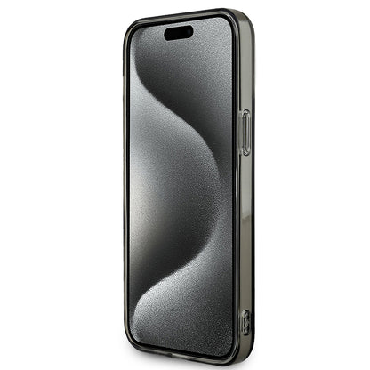 Apple iPhone 14 Pro Max Kılıf BMW Orjinal Lisanslı Yarı Transparan M Dizayn Çizgili Kapak