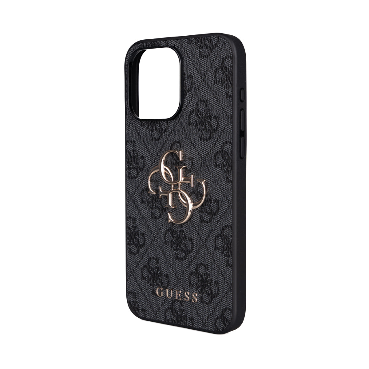 Apple iPhone 14 Pro Max Kılıf Guess Orjinal Lisanslı PU Deri 4G Büyük Metal Logolu Çapraz Vücut Askılı Kapak