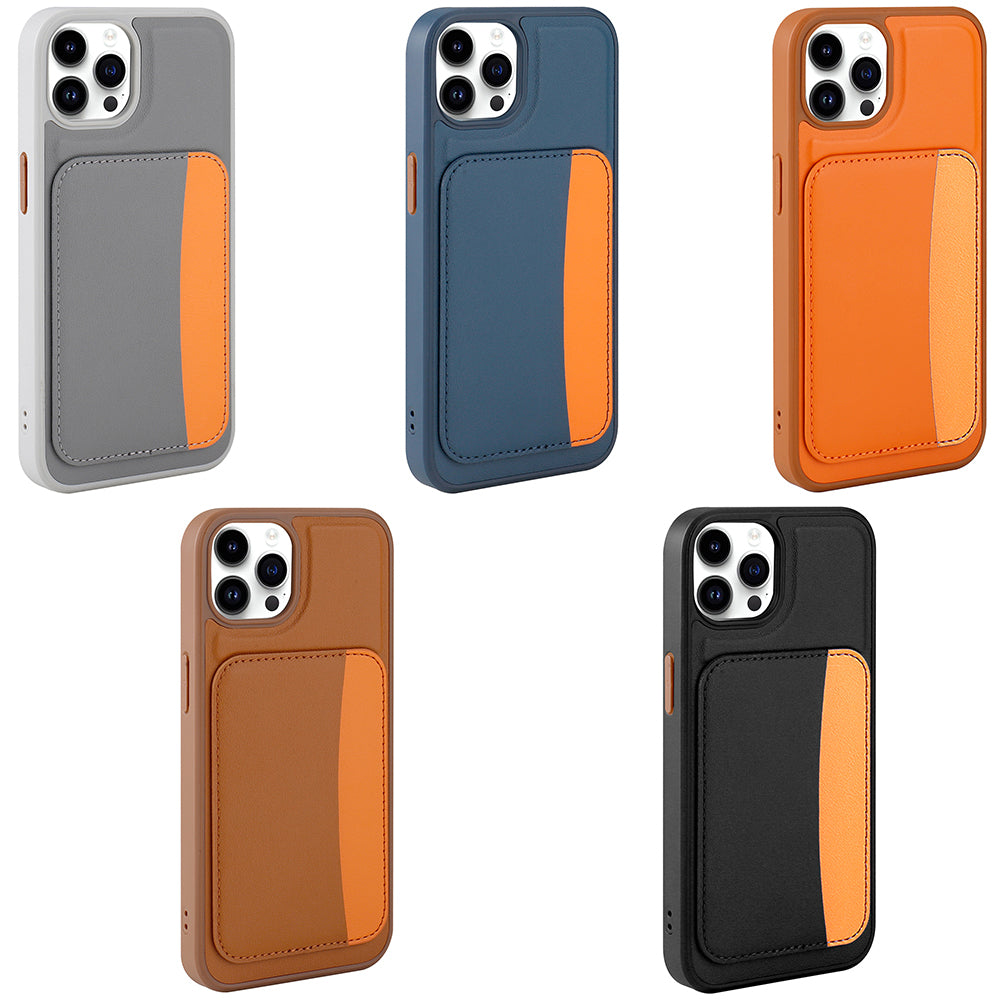 Apple iPhone 14 Pro Max Kılıf Kartlıklı Zore X-Kart Silikon Kapak