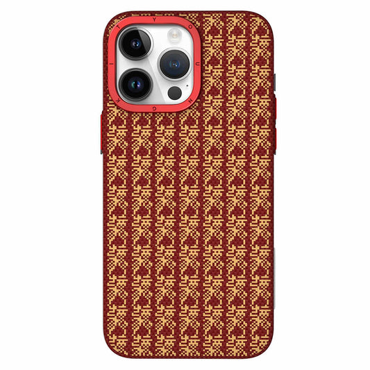 Apple iPhone 14 Pro Max Kılıf M-safe Şarj Özellikli 1500D Youngkit Auspicious Loong Serisi Kapak