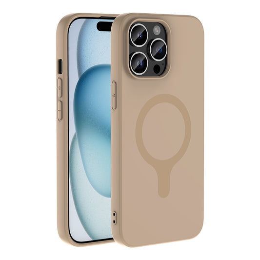 Apple iPhone 14 Pro Max Kılıf M-Safe Şarj Özellikli Zore Aris Silikon Kapak