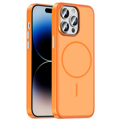 Apple iPhone 14 Pro Max Kılıf M-Safe Şarj Özellikli Zore Lora PC Kapak