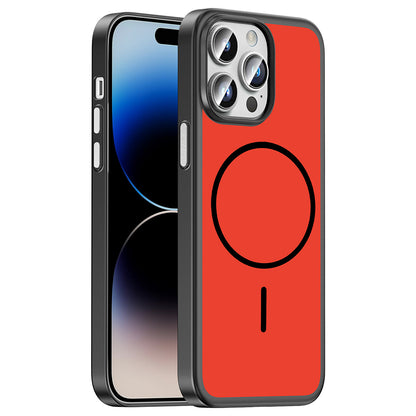 Apple iPhone 14 Pro Max Kılıf M-Safe Şarj Özellikli Zore Lora PC Kapak