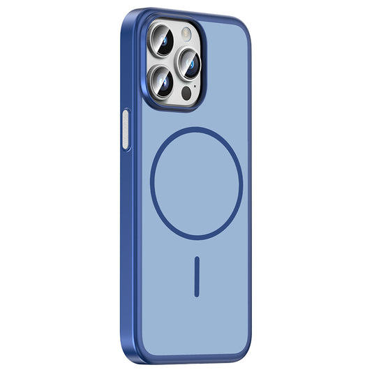 Apple iPhone 14 Pro Max Kılıf M-Safe Şarj Özellikli Zore Lora PC Kapak