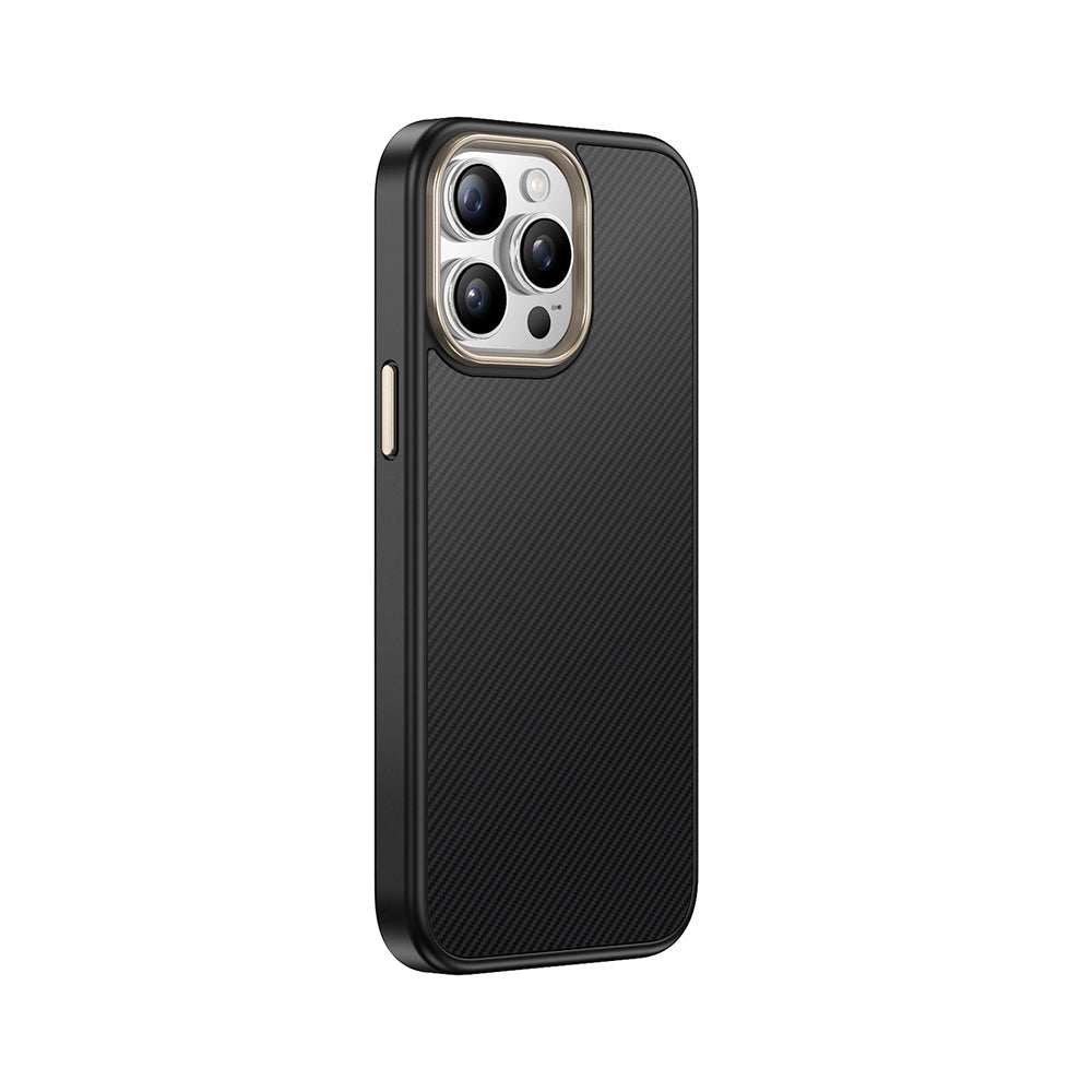 Apple iPhone 14 Pro Max Kılıf M-safe Şarj Özellikli Karbon Fiber Görünümlü Zore Antina Kapak