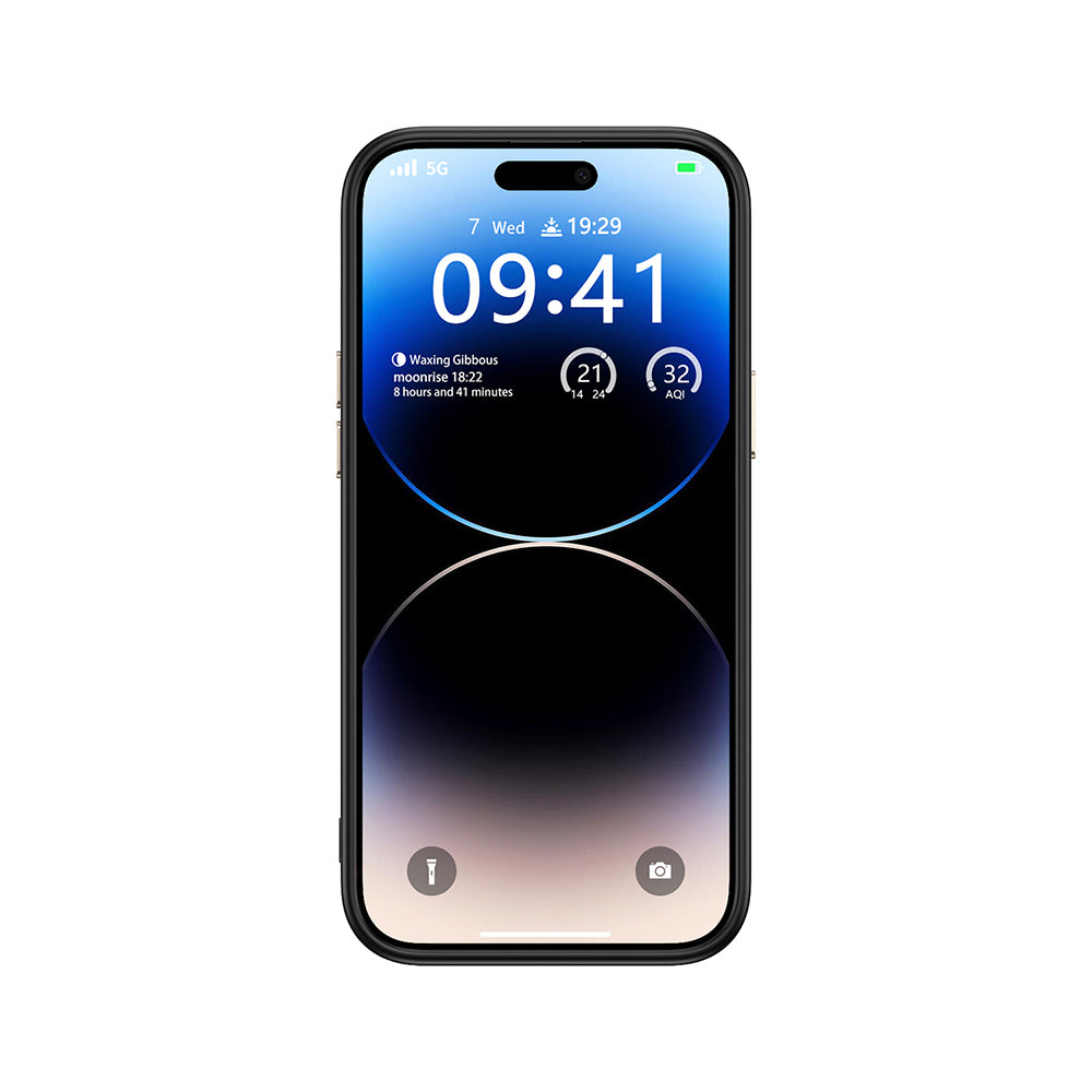 Apple iPhone 14 Pro Max Kılıf M-safe Şarj Özellikli Karbon Fiber Görünümlü Zore Antina Kapak