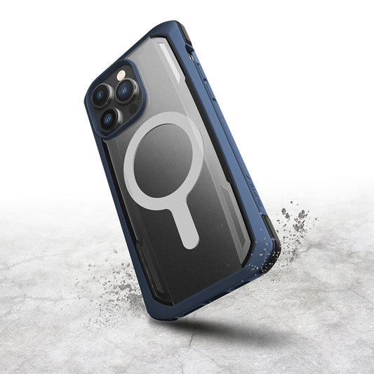Apple iPhone 14 Pro Max Kılıf M-safe Şarj Özellikli Raptic Secure Serisi Çift Kat TPU Kenarlı Şeffaf Arka Yüzeyli Kapak
