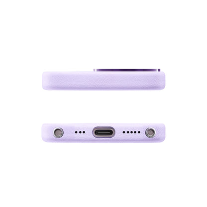 Apple iPhone 14 Pro Max Kılıf M-safe Şarj Özellikli Standlı Suni Deri Tasarımlı Pynana Dancing Circle Serisi Kapak