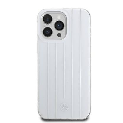 Apple iPhone 14 Pro Max Kılıf Mercedes Benz Orjinal Lisanslı New Urban 3 Sert PC Paralel Çizgi Desenli Kapak