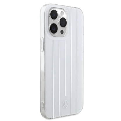Apple iPhone 14 Pro Max Kılıf Mercedes Benz Orjinal Lisanslı New Urban 3 Sert PC Paralel Çizgi Desenli Kapak