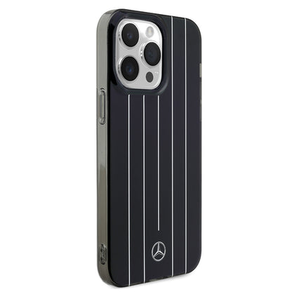 Apple iPhone 14 Pro Max Kılıf Mercedes Benz Orjinal Lisanslı New Urban 3 Sert PC Paralel Çizgi Desenli Kapak