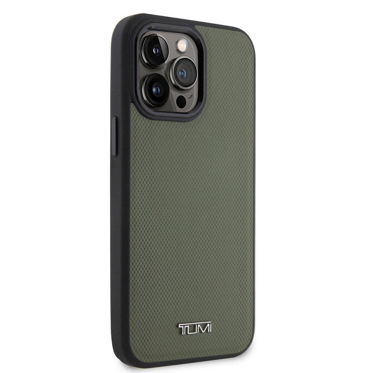 Apple iPhone 14 Pro Max Kılıf TUMI M-safe Şarj Özellikli Deri Noktalı Dizayn Kapak