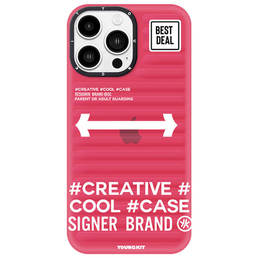 Apple iPhone 14 Pro Max Kılıf YoungKit Luggage FireFly Serisi Kapak