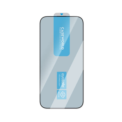 Apple iPhone 15 CaseWorld EyeGuard Serisi 2.5D Eyesafe Teknolojili Cam Ekran Koruyucu