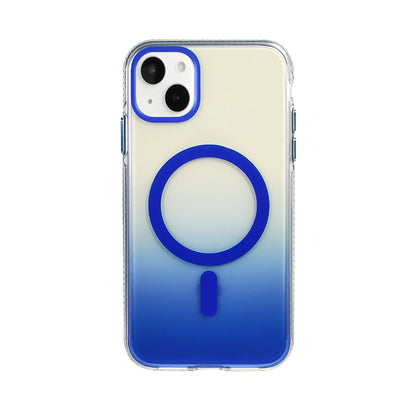 Apple iPhone 15 Kılıf M-safe Şarj Özellikli Transparan Renk Geçişli Zore Toros Kapak