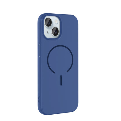 Apple iPhone 15 Kılıf M-safe Şarj Özellikli Zore Meta Kapak