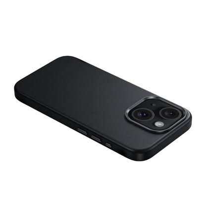 Apple iPhone 15 Kılıf M-safe Şarj Özellikli Benks Vintage Leather Kapak
