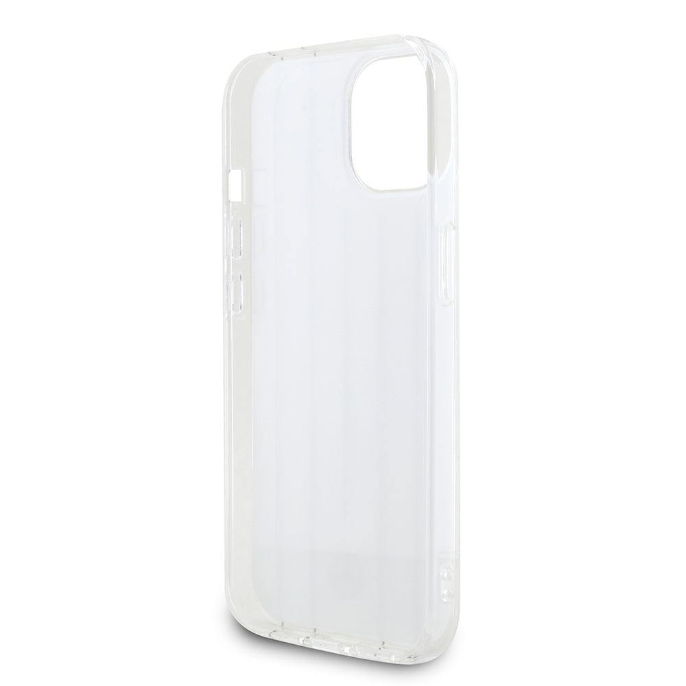 Apple iPhone 15 Kılıf Mercedes Benz Orjinal Lisanslı New Urban 3 IML Baskılı Paralel Çizgi Desenli Kapak