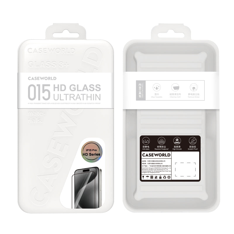 Apple iPhone 15 Plus CaseWorld Ultra-Thin Serisi 0.15mm HD Cam Ekran Koruyucu