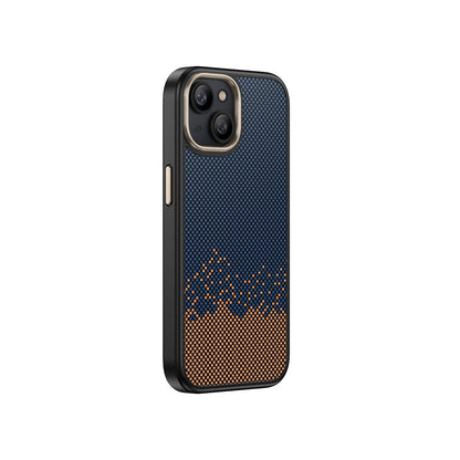 Apple iPhone 15 Plus Kılıf M-safe Şarj Özellikli Karbon Fiber Görünümlü Zore Antina Kapak