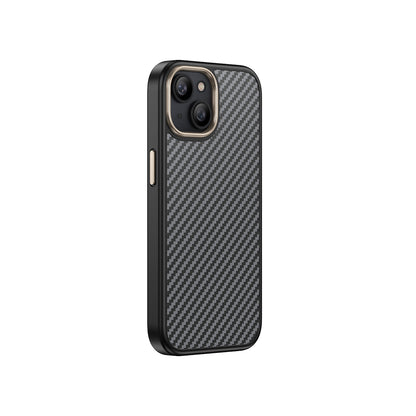 Apple iPhone 15 Plus Kılıf M-safe Şarj Özellikli Karbon Fiber Görünümlü Zore Antina Kapak
