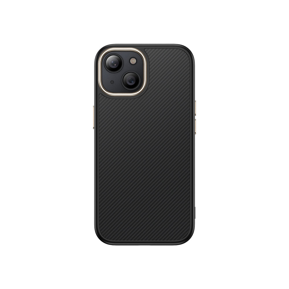 Apple iPhone 15 Plus Kılıf M-safe Şarj Özellikli Karbon Fiber Görünümlü Zore Antina Kapak