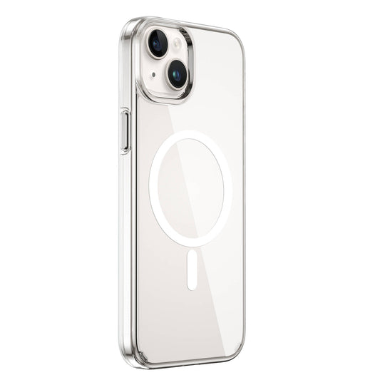 Apple iPhone 15 Plus Kılıf Wiwu FYY-014 M-safe Şarj Özellikli Şeffaf Kapak